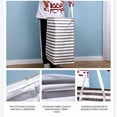 thumbnail image 3 of Folding Fabric Storage Bag, Collapsible Laundry Hamper with Handles, Multi-Purpose Organizer for Clothes, Blankets, and Bedding, Ideal for Home, Dorm, and Moving Use, 3 of 9