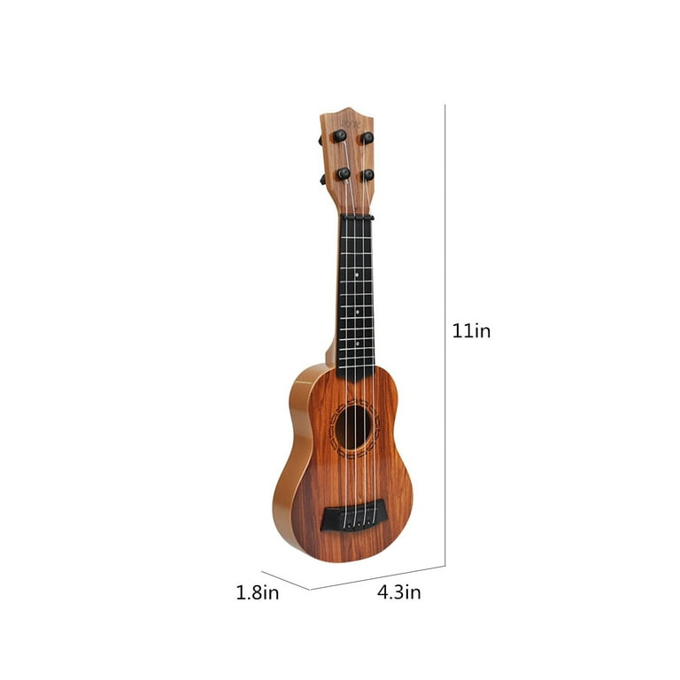 hoksml Christmas Clearance Fidget Toys Kids Guitar Ukulele Beginner Musical Instrument 15 Inches With 4 Strings Mini Guitar For Skill Improving Kids
