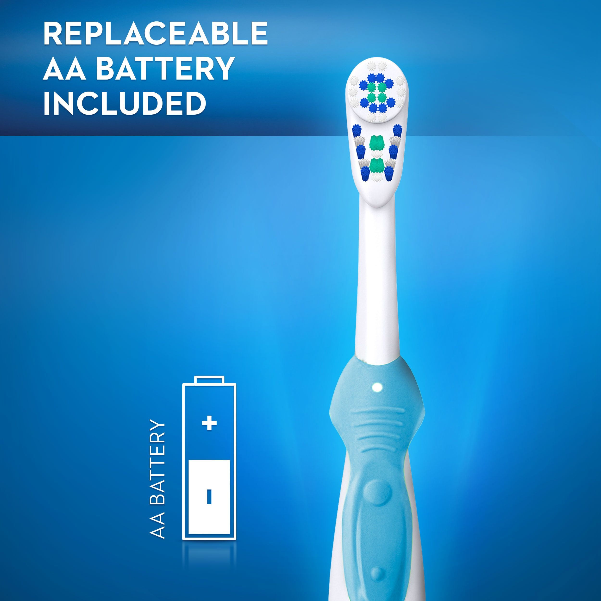 Oral-B Complete Battery Powered Toothbrush, 1 Count, Colours May Vary