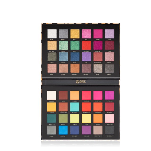 de de ojos de 48 colores brillo mate polvo suave mezclable rubor profesion de larga duración para uso diario de festival Sunnimix paletas de maquillaje