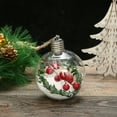 thumbnail image 4 of Christmas Balls With Led Light Christmas Tree Hanging Ball 6Pcs Shining Christmas Balls With LED Light Pendants Refillable Ball Christmas Tree Hanging Ball Ornaments For Party, 4 of 8