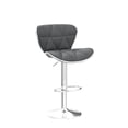 thumbnail image 4 of Juego de taburetes de bar Yaheetech Island Sillas Shell Back x4, color gris, 4 of 9