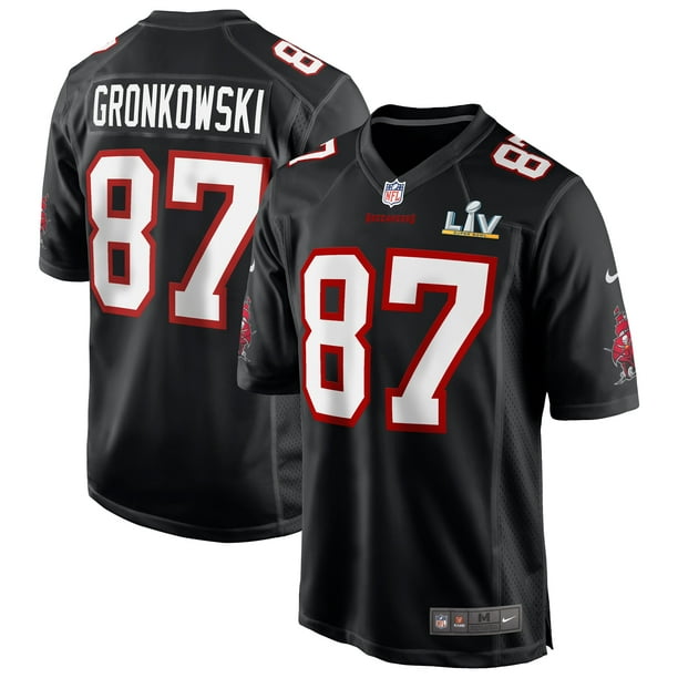 Rob Gronkowski Tampa Bay Buccaneers Nike Super Bowl LV Bound Game Fashion Jersey - Black