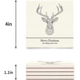 thumbnail image 3 of FMSHPON Merry Christmas and Happy New Year Deer Set of 4 Coaster for Drinks, Absorbent Ceramic Stone Coasters Cup Mat with Cork Base for Home Kitchen Room Coffee Table Bar Decor, 3 of 4