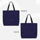 thumbnail image 2 of Fotbe Glittering Purple Starfield Bolsa Tote con Estampado para Mujer, Bolsos con Cremallera, Bolsa de Hombro Casual de Gran Capacidad con Bolsillos Internos, 2 of 7