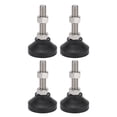 thumbnail image 1 of Table Leg Leveler, Standard M12 Thread 50mm Height Range 4PCS Furniture Leveling Mount  for Machine Tools, 1 of 7