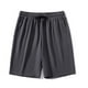 thumbnail image 4 of pstuiky Pantalones cortos para hombre, Pantalones cortos deportivos de entrenamiento físico de color sólido para hombre, transpirables, con bolsillos, estilo crop top, 4 of 5