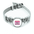 thumbnail image 1 of Día del maestro Pulsera pulsera pulsera de cristal amor pulsera ajustable, 1 of 2
