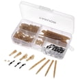 thumbnail image 1 of TARUOR 100pcs Terminal Carp Fishing Tackle Safety Clips with Pins Tail Rubber Tubes Sleeves Quick Change, 1 of 6