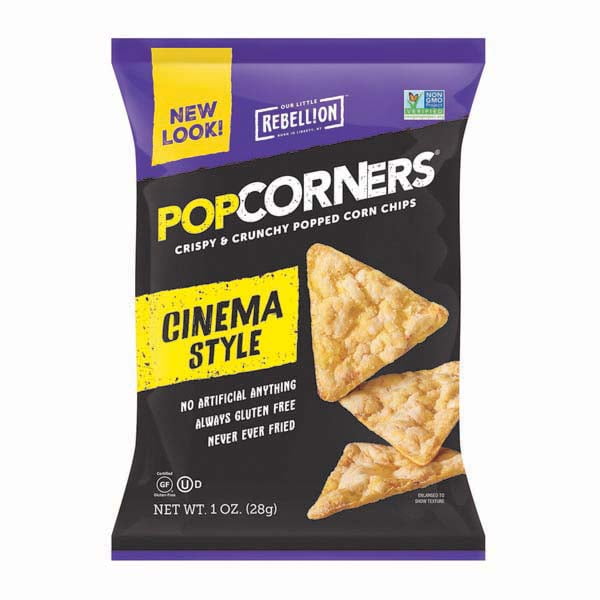 Popcorners Butter Popped Corn Chips 1.1 oz Bags Pack of 40 Walmart