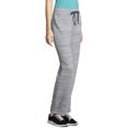 thumbnail image 3 of Hanes Womens French Terry Pant, S, Navy Spacedye, 3 of 4