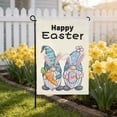thumbnail image 6 of QuanTara Double-Sided Easter Garden Flag, 11.8"x17.7" Outdoor Spring Yard & Patio Decoration, Burlap Linen Banner for Easter Basket Fillers, Home Party Decor, 6 of 6