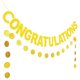 thumbnail image 1 of unbranded 1Jgo Banner De Graduación Dorado Decorativo Para Fiesta Con Y Adornos Colgantes, 1 of 8