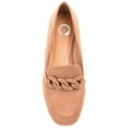 thumbnail image 5 of Journee Womens Cordell Slip On Square Toe Loafer Dress Flats, Widths Available, 5 of 10