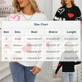 thumbnail image 3 of POROPL Womens Sweaters Long Sleeve Crew Neck Sweater Knitted Print Blouse Top Pullover Size S-XL, 3 of 9