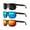 (3 Pack) Grey & Black Rivet/Blue & Silver Rivet/Red & Red Rivet, variant on KALIYADI Polarized Sunglasses for Men and Women Vintage Style Sun Glasses for Fishing Running Driving with UV Protection