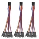 thumbnail image 1 of Cable adaptador de ventilador de 3 piezas Cable convertidor de placa base 3 en 1 de 4 pines a 4 pines + 3 pines + 3 pines, 1 of 8