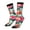 2 Black-1, variant on Palm Leaves Flamingo Print Adult Socks for Men & Women,Calf Socks, Ankle Socks,Boots Socks,Breathable Casual Sock,Unisex Crew Socks