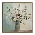 thumbnail image 5 of Kate and Laurel Sylvie Traditional Boho Floral Botanical II Framed Canvas Wall Art by The Creative Bunch Studio, 30x30 Gold, Soft Flower Bouquet Art for Wall, 5 of 8