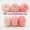 01#, variant on 6pcs/300G Gradient Snowflake Dot Knitted Rainbow Candy Bean Polka Dot Wool Fleece Soft Knitted Ball