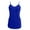 Blue, variant on tarylea Plus Size Going out Tops for Women Spaghetti Strap V Neck Camisole Solid Color Fitted Tops with Pockets Casual Cute Summer Tank Tops