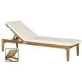 thumbnail image 4 of Safavieh Azusa Outdoor Contemporary Patio Sunlounger with Cushion, 4 of 8