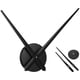 thumbnail image 3 of Reloj de pared grande de punto de cruz con agujas y manecillas, ideal para decorar el hogar en 3D, con mecanismo de cuarzo y accesorios (negro, sin batería)., 3 of 6