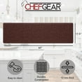 thumbnail image 3 of Chef Gear Marni Wellness Kitchen Mat, Red, 17.5" x 60", 3 of 8