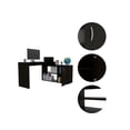 thumbnail image 3 of Axis Modern L-Shaped Computer Desk with Open & Closed Storage White, 3 of 11