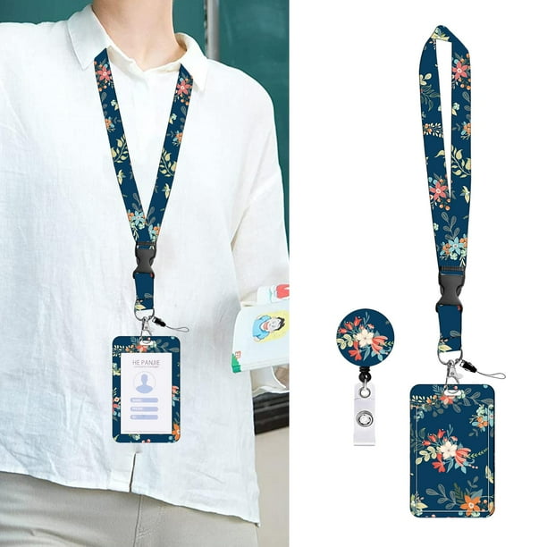 Titular de la tarjeta de identificación Cordón de de la desmontable Cuerda para colgar Llavero Correa para el cuello Accesorios para mujeres Doctor Profesor estiloD Hugo Titular de la tarjeta
