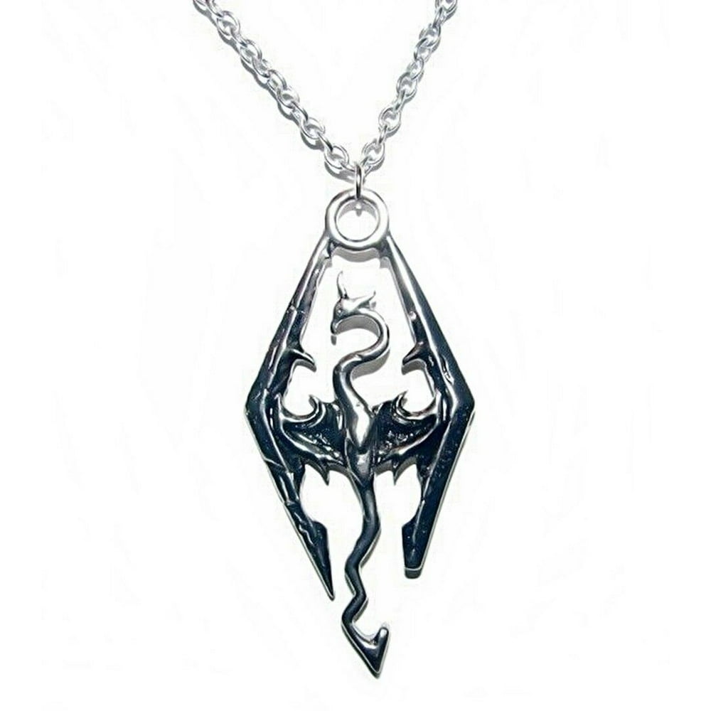 Mainstreet Classics The Elder Scrolls Skyrim Pendant Necklace on a 20