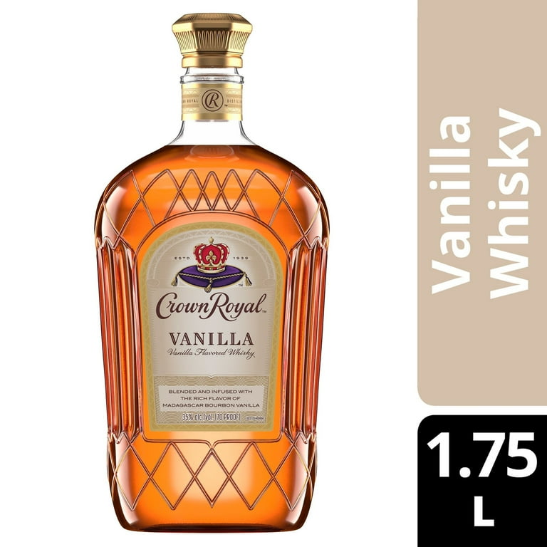 Crown Royal, Vanilla Flavored Whisky, 1.75 L, 35% ABV - Walmart.com