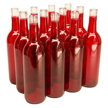 750 ml Red Bordeaux Bottles, 12 per case