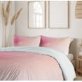 thumbnail image 6 of Ambesonne Pink Duvet Cover Set, Blurry Colors Fantasy, 2-Calking, Pink Peach White, 6 of 7