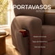 thumbnail image 5 of Sillón Reclinable 268.5 Panama, Atlas del Descanso Color Café Con Portavasos, 5 of 8