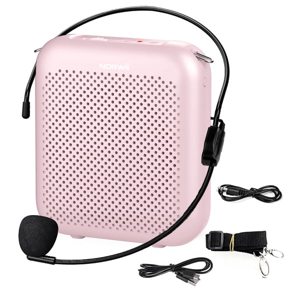 Amplificador de voz Bluetooth portátil Norwii, mini micrófono con cable, 4000 mAh