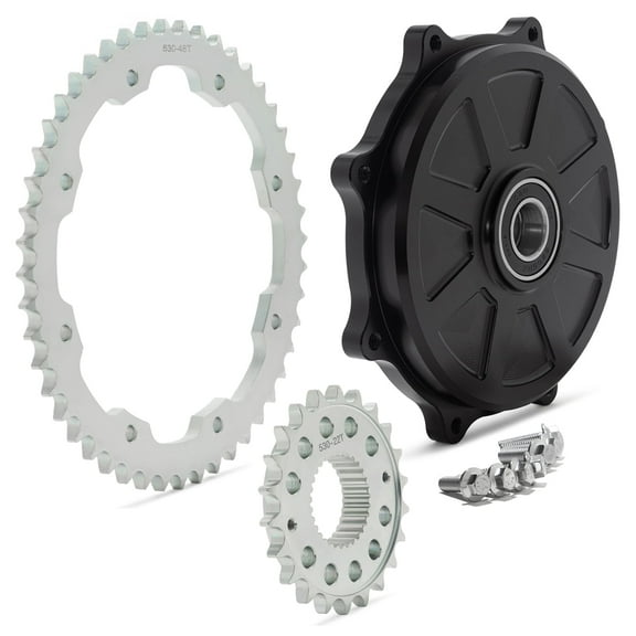 22T Front 48T Rear Sprockets Conversion Kit for Harley Touring Glide Twin Cam M8 2009-UP