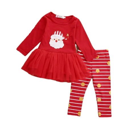 

Infant Baby Girls Top Dress Skirt Outfits Clothes Gift Set