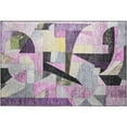 thumbnail image 2 of Addison Rugs Mayfield Premium Machine Washable Transitional Abstract Purple Rectangle Rug, 1'8" x 2'6", 2 of 6