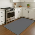 thumbnail image 3 of Glattice Entryway Rugs 3x5 Washable Area Rugs with Non Slip Rubber Backing Cotton Kitchen Rugs Indoor Door Mat for Entrance Foyer Living Room Bedroom, Dark Grey/Grey, 3 of 8