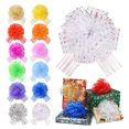 thumbnail image 1 of HAOAN 10 Pieces Pull Wrapping Bow Large Organza Gift Pull Bows with Ribbon for Wedding Gift Baskets (Dark Blue  7 Inch), 1 of 8