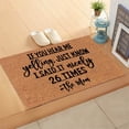 thumbnail image 6 of HomelyJoy Hilarious Welcome Doormat, Funny & Personalized Front Door Mat, Cute Outdoor/Indoor Mat with Anti-Slip Back, Great Gift for Homeowners, 23.6 X 15.8 In, 6 of 7