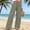Army Green plus size wide leg pants a1, variant on Women's Plus Size Wide Leg Elastic Waist Flowy Loose Long Pants Casual Solid Palazzo Trousers for Beach Work Lounge Summer, Navy M