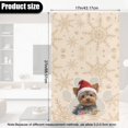 thumbnail image 6 of TSOVTHRID Yorkshire Terrier Paw Snowflake Print Non Slip Headrest Protector PU Leather Sofa Headrest Cover for Recline Chair 17x27in Head Protector Cover for Sofa,Furniture Christmas Decor, 2 Pieces, 6 of 7