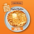 thumbnail image 3 of Thomas' Original King Size English Muffins, 4 count, Plain English Muffins, 12 oz Tray, 3 of 8