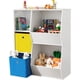 thumbnail image 1 of Librería Infantil, Estantería Infantil para Libros, para Habitación, Sala de Juegos, Escuela, 62.5 x 28 x 60 cm, Ahorro de Espacio, Blanco MGKR72WT, 1 of 16