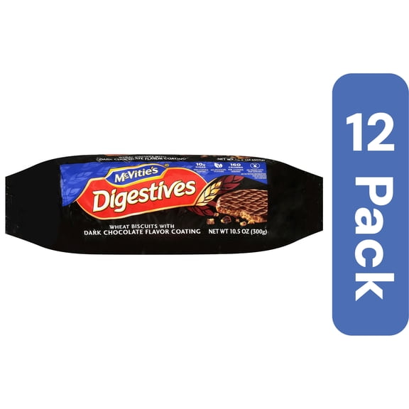 McVitie's Digestive Chocolate Dipped 10.5 oz (Pack Of 12)