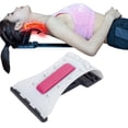 thumbnail image 2 of Masajeador de estirador de cuello para la relajación del cuello y alivio del dolor, masajeador de cuello Camilla mágica equipo de estiramiento - Rosa Blanco Baoblaze camilla de espalda, 2 of 7