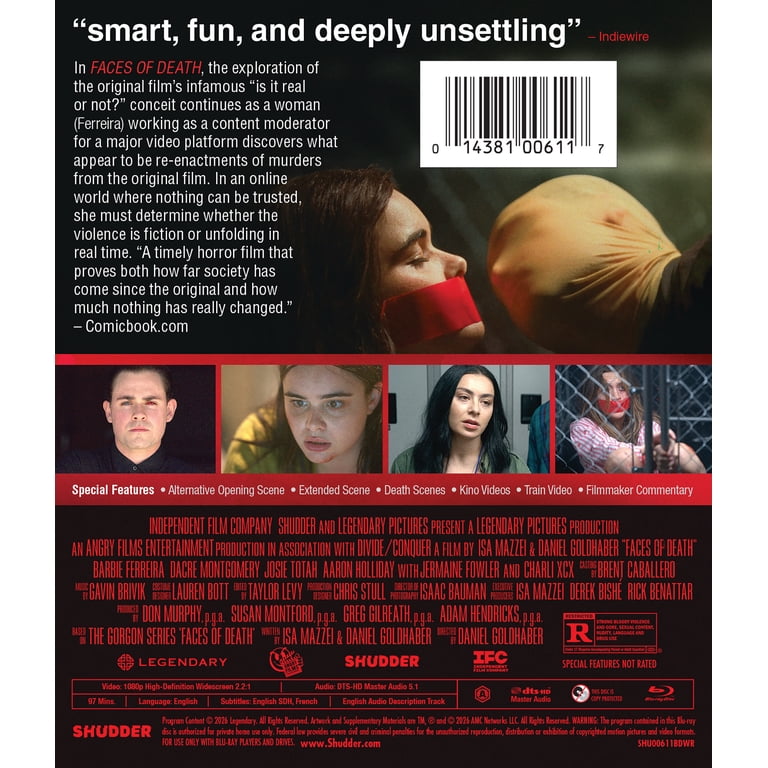 Faces of Death (2026) (Blu-ray), Horror, AMC - Walmart.com