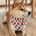 thumbnail image 5 of Reheyre Super Absorbent Cotton Dog Bandana - Fruit Pattern Pet Dog Bib for Dining, 5 of 8